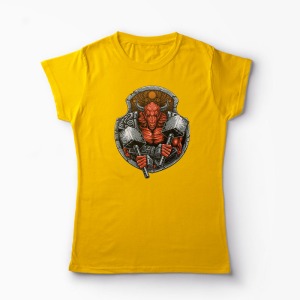 Tricou Minotaur - Femei-Galben