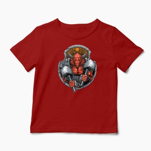 Tricou Minotaur - Copii-Roșu