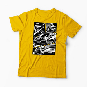 Tricou Mitsubishi Lancer Evo X - Bărbați-Galben