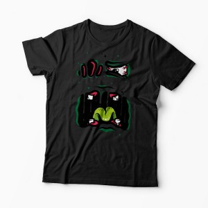 Tricou Monstru - Bărbați-Negru