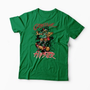 Tricou Original Hipster - Bărbați-Verde