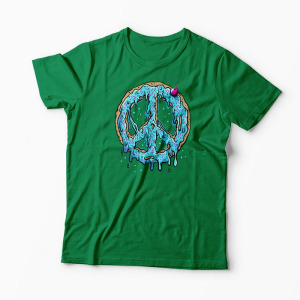 Tricou Peace Cake - Tort de Pace - Bărbați-Verde