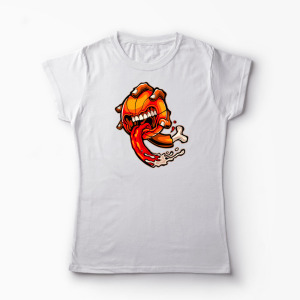 Tricou Personalizat Basketball Player - Femei-Alb