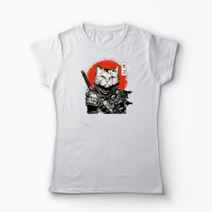 Tricou Personalizat CATana of Death - Femei-Alb