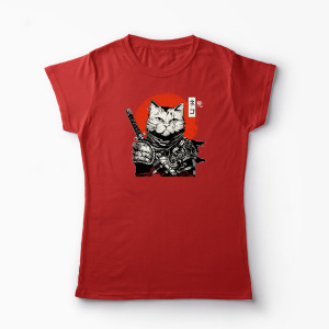 Tricou Personalizat CATana of Death - Femei-Roșu