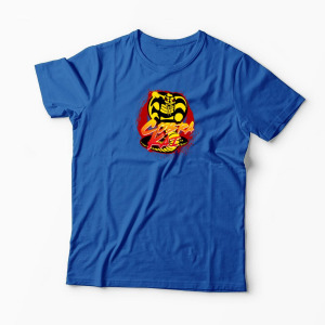 Tricou Personalizat Cobra Kai - Bărbați-Albastru Regal