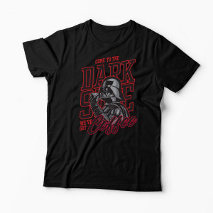 Tricou Personalizat Come To The Dark Side We've Got Coffee - Bărbați-Negru