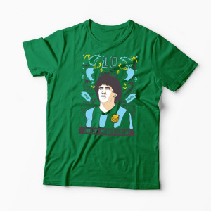 Tricou Personalizat Diego Maradona 10 Argentina - Bărbați-Verde