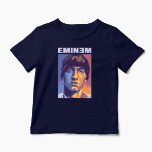 Tricou Personalizat Eminem Real Slim Shady - Copii-Bleumarin