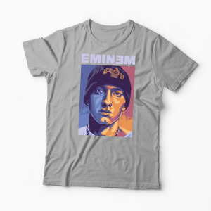 Tricou Personalizat Eminem Real Slim Shady - Bărbați-Gri