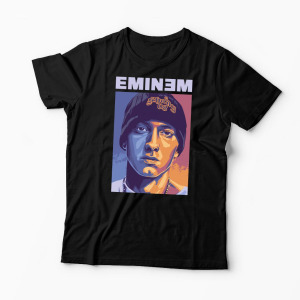 Tricou Personalizat Eminem Real Slim Shady - Bărbați-Negru