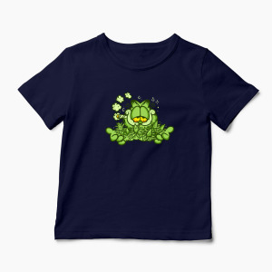 Tricou Personalizat Garfield Enjoy 420 - Copii-Bleumarin