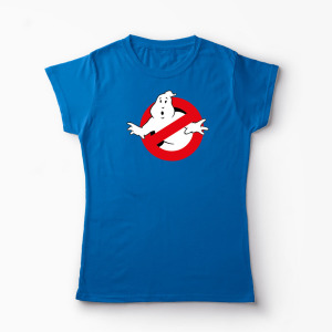 Tricou Personalizat Ghostbusters - Femei-Albastru Regal