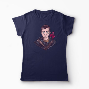 Tricou Personalizat God Of War Atreus - Femei-Bleumarin