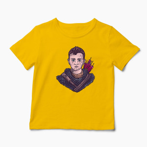 Tricou Personalizat God Of War Atreus - Copii-Galben