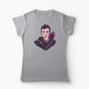 Tricou Personalizat God Of War Atreus - Femei-Gri