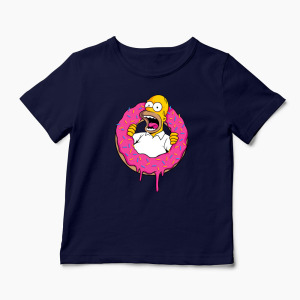 Tricou Personalizat Homer Simpson Sweet Cream - Copii-Bleumarin