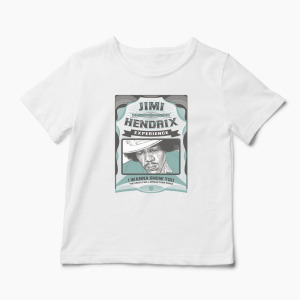 Tricou Personalizat Jimi Hendrix Experience - Copii-Alb