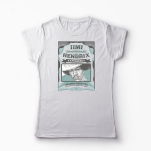 Tricou Personalizat Jimi Hendrix Experience - Femei-Alb