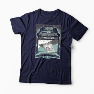 Tricou Personalizat Jimi Hendrix Experience - Bărbați-Bleumarin