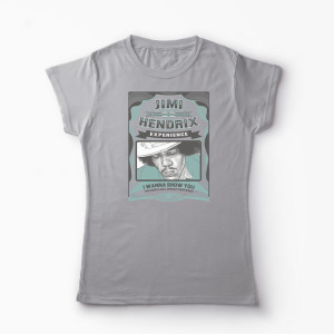 Tricou Personalizat Jimi Hendrix Experience - Femei-Gri