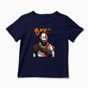 Tricou Personalizat Kratos BOY! - Copii-Bleumarin