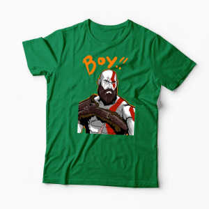 Tricou Personalizat Kratos BOY! - Bărbați-Verde