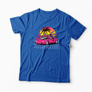 Tricou Personalizat Lamborghini Countach - Bărbați-Albastru Regal