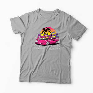 Tricou Personalizat Lamborghini Countach - Bărbați-Gri