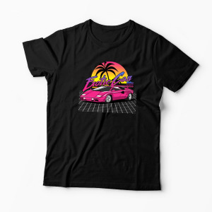 Tricou Personalizat Lamborghini Countach - Bărbați-Negru