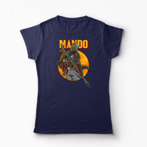 Tricou Personalizat Mando This is The Way - Femei-Bleumarin