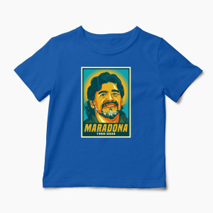 Tricou Personalizat Maradona RIP 1960-2020 - Copii-Albastru Regal