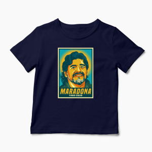 Tricou Personalizat Maradona RIP 1960-2020 - Copii-Bleumarin