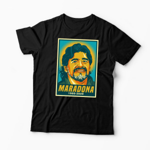 Tricou Personalizat Maradona RIP 1960-2020 - Bărbați-Negru