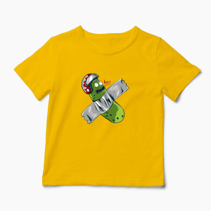 Tricou Personalizat Pickle Rick Taped Art - Rick and Morty - Copii-Galben