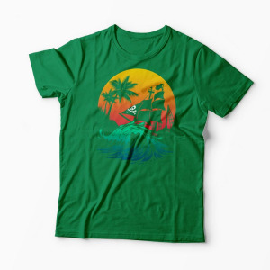 Tricou Personalizat Pirate Ship - Bărbați-Verde