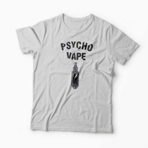Tricou Personalizat Psycho Vape - Bărbați-Gri