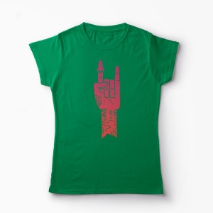 Tricou Personalizat ROCKet Ship - Femei-Verde