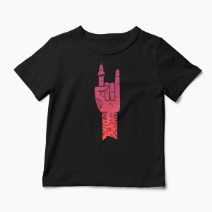 Tricou Personalizat ROCKet Ship - Copii-Negru