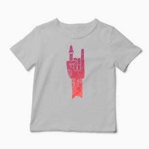 Tricou Personalizat ROCKet Ship - Copii-Gri