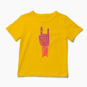 Tricou Personalizat ROCKet Ship - Copii-Galben