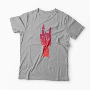 Tricou Personalizat ROCKet Ship - Bărbați-Gri