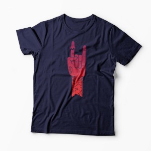 Tricou Personalizat ROCKet Ship - Bărbați-Bleumarin