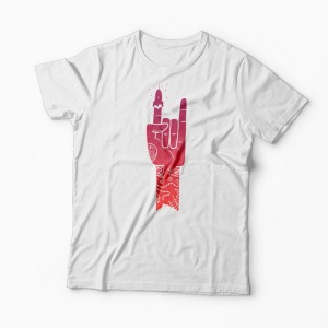 Tricou Personalizat ROCKet Ship - Bărbați-Alb