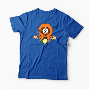 Tricou Personalizat South Park Biker Kenny - Bărbați-Albastru Regal