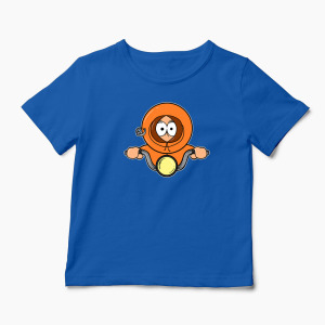 Tricou Personalizat South Park Biker Kenny - Copii-Albastru Regal