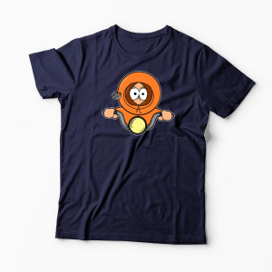 Tricou Personalizat South Park Biker Kenny - Bărbați-Bleumarin