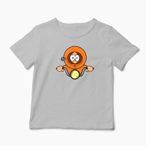 Tricou Personalizat South Park Biker Kenny - Copii-Gri