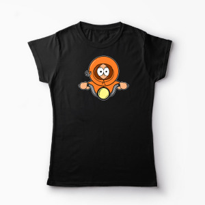 Tricou Personalizat South Park Biker Kenny - Femei-Negru