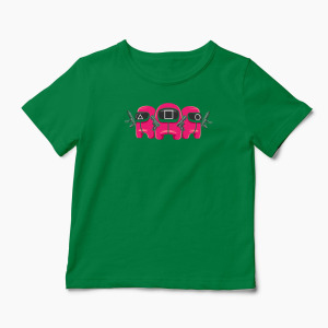 Tricou Personalizat Squid Game Imposter 1 - Copii-Verde